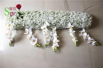 SPR 1 m / adet düğün kemer çiçek masa koşucu centerpiece sahne zemin dekoratif yapay çiçek toptan 14