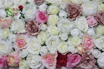 SPR Ücretsiz Kargo 10 adet / grup Yapay gül şakayık ve ortanca çiçek duvar düğün zemin kemer masa çiçek