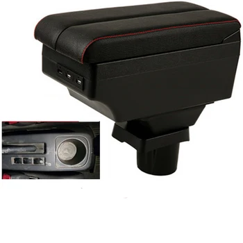 Suzuki liana için kol dayama kutusu, merkezi içeriği kutusu iç liana Kol Dayama Saklama araba-şekillendirici aksesuarları bölüm ile USB 19