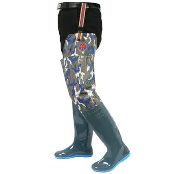 Süper Yüksek tüp yağmur çizmeleri Erkekler Balıkçılık Su kadın Pirinç Ekim Botları Kalın Aşınmaya dayanıklı kaymaz Balıkçılık kauçuk ayakkabı 2