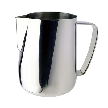 Süt sürahisi 350 Ml Paslanmaz Çelik Frothing Sürahi Çekme Çiçek Fincan Kahve süt köpürtücü Latte Sanat Süt Köpük Aracı Coffeeware 8