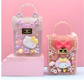 Sıcak Hello Kitty Pachacco Kawaii Yıldız Çanta Moda Küçük Omuz Crossbody Bayanlar Telefonu Çanta Çanta Çanta 15