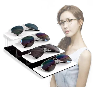Sıcak satış moda 2/3/4 Katlı akrilik Makyaj Organizatör Oje Ekran standı Kozmetik tutucu Takı Oyuncak Depolama Gözlük Raf 8