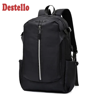 Sırt çantası okul çantası Laptop sırt çantası erkekler Seyahat moda İş sırt çantası Su Geçirmez Büyük kapasiteli klasik iş polyester 4
