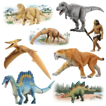 TAKARA TOMY ANİA Jurassic Dünya Dinozor Modeli Tyrannosaurus Tyrannosaurus Stegosaurus Çocuk Eğitici Oyuncaklar Koleksiyon Modeli 17
