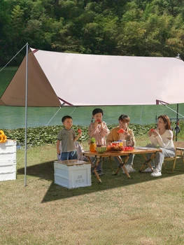 Tente Gazebo Gölgelik Açık Kamp Bahçe Çadırı Taşınabilir Katlanır Tente eğlence çadırı Gölgelik Plaj Seyahat Carpa Plegable Mobilya