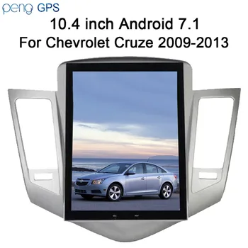 Tesla tarzı Android 7.1 Araba Radyo GPS Navigasyon Ana Ünite için Chevrolet Cruze 2009-2013 SatNav Multimedya Araba Stereo Video Ses 1