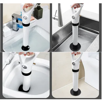 Tuvalet Araştırmak Kanalizasyon Ev Artefakt WC Boru Hattı Tıkanıklığı Aracı Emme Yüksek Basınçlı Pnömatik Boru Tarak Gemisi Kanalizasyon Engelleyici 3