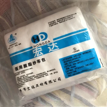 Tıbbi emici gazlı bez Yağsız pamuk bandaj Tıbbi arıtılmış gazlı bez Pamuk carbasus Yara pansumanları steril tek kullanımlık 80 cm X 10 m