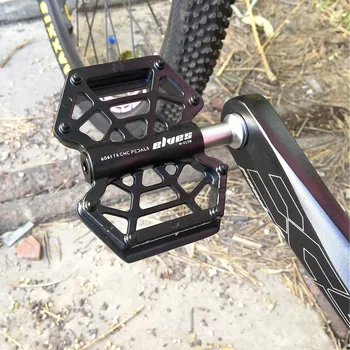 Ultralight Dağ bisiklet pedalları BMX kaymaz Yol Düz MTB Bisiklet Pedalı Magnezyum alaşımlı Platform Mühürlü Rulman Bisiklet parçaları