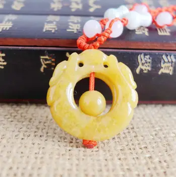 Uzun Yi Huang Chi ejderha Qiankun Anahtarlık kolye taşıma yardımcı olmak için 8060060 şanslı maskot 7