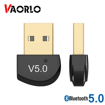 VAORLO Bluetooth 5.0 Verici Kablosuz Dongle Bilgisayar Kablosuz Fare adaptörü İstikrarlı İletim Mini Adaptör Dongle 8