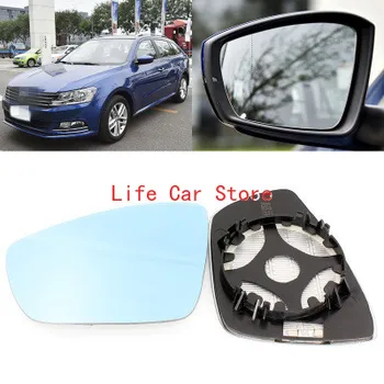 Volkswagen POLO için geniş açı yansıtıcı geri lens yan görünüm kapi Ayna Mavi Cam Taban ısıtmalı 16