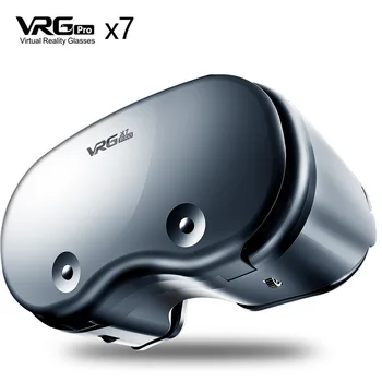 VR VRGPRO X7 Kask 3D Gözlük Sanal Gerçeklik Casque Akıllı Telefon İçin Akıllı Telefon Gözlük Kulaklık Viar video oyunu Dürbün