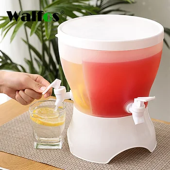 WALFOS soğuk su ısıtıcısı suyu içecek içecek dağıtıcı su şişesi demlik su sebili yaz meyve limon soğuk çay içme sürahi 9