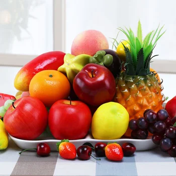 Yapay Meyve Sanat Simülasyon Meyve Dekoratif Sahte Meyve Modeli Kalıp Fotoğraf Sahne Parti Ev Dekor 10
