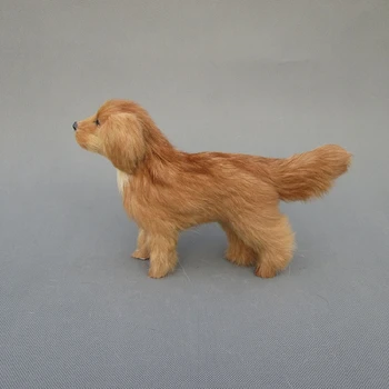 yaratıcı simülasyon yürüyüş köpek oyuncak taklit sarı köpek modeli hediye yaklaşık 27x7x17 cm 11