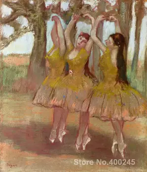 yağlıboya Portre Bir Grek Dans Edgar Degas tarafından modern sanat Yüksek kaliteli El boyalı 1