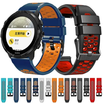 Yedek saat kayışı Suunto İzle 9 7 D5 / Suunto Spartan Bilek SAAT / Baro 24mm Smartwatch saat kayışı Spor Silikon Bilezik 11