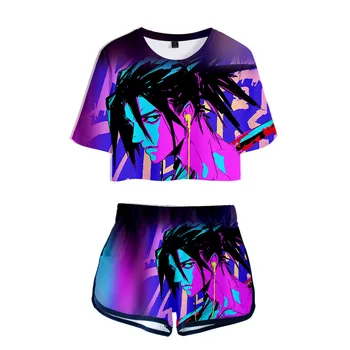 Yeni Katana sıfır 2 parça Set Seksi Gömlek Yaz Kawaii Kız Moda Rahat Setleri Tiki Tarzı 2021 varış Kadın Streetwear