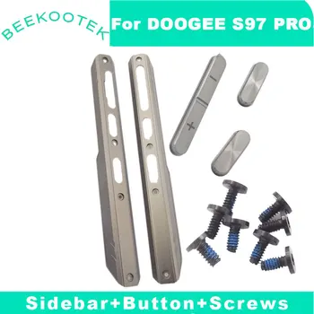 Yeni Konut A Ön kabuk Kenar Çubuğu Metal Çerçeve Orta Konutlar + Yan Düğme + Vidalar Onarım Yedek Parçalar Doogee S97 Pro 13