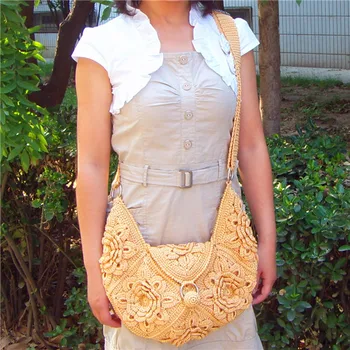 Yeni Moda El Yapımı Dokuma Çanta Boncuklu Tek Omuz Koltukaltı gündelik çanta kadın Özelleştirilmiş Yeşil Çanta Kadınlar için 2022 23