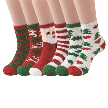 Yeni Noel Noel Baba kadın Çorap Elk Gelgit Çorap Noel Ağacı Geometrik Pamuk Mutlu Komik Erkekler Yeni Yıl Sokken Harajuku 21