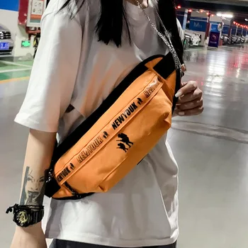 Yeni Rahat Erkek Bel Çantaları Kadın omuzdan askili çanta Kılıfı Seyahat kanvas kemer Çanta Moda Unisex Bel Paketi Erkekler Göğüs Çantası Spor Cepler