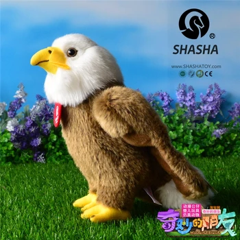 yeni sevimli küçük yaratıcı peluş eagles oyuncak yüksek kalite kel kartal bebek yaklaşık 23 cm 12