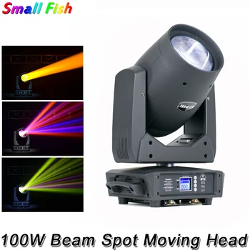 Yeni varış LED 100 W ışın yakınlaştırma nokta hareketli kafa ışık DMX denetleyici sahne etkisi ışık disko noel Bar düğün ziyafet 2