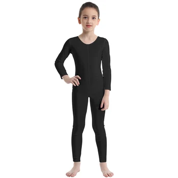 Yeni çocuk Bale Kostümleri Çocuklar Uzun Kollu Dans Bodysuit Performans Jimnastik Leotard Kızlar için Bale Tutu Dancerwear 22