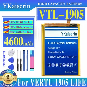 YKaiserin VTL-1905 4600mAh Pil VERTU 1905 YAŞAM Cep Telefonu Batterij + Parça NO 18