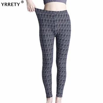 YRRETY Ekose Tayt Spor Spor Koşu Yoga Pantolon Yüksek Bel Spor Elastik Kadın Egzersiz Push Up Hızlı Kuru Tayt Elbise 5