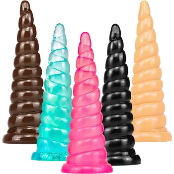 Yumuşak Spiral Anal Plug Çekme Boncuk TPE Yapay Penis Seks Oyuncakları Kadınlar İçin / Erkekler Masturbators Büyük Popo Fiş Vajinal Dilatör Kadın Anal Oyuncaklar 22
