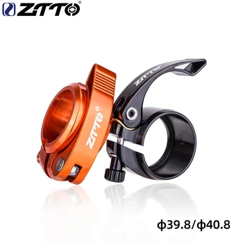 ZTTO MTB Katlanır Bisiklet Alüminyum Ultralight Tutuşunu SeatPost Kilit Kelepçe Ultralight bisiklet selesi Sonrası Montaj Kelepçe 39.8 / 40.8 mm 16
