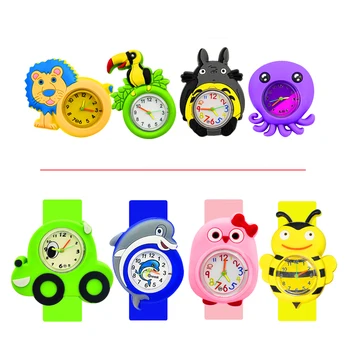 Çocuk Öğrenmek Zaman Saati İzle Çocuklar Tokat Kol Saatleri Anaokulu Bebek doğum günü hediyesi Oyuncak Erkek Kız Çocuk quartz saat