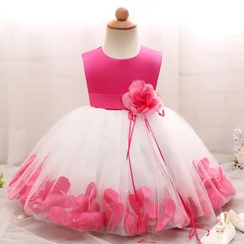 Çocuklar Kızlar için Elbiseler Prenses Elbise çocuk düğün elbisesi.kız bebek Giysileri 0-8 Yaş 15
