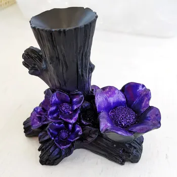 Çotuk erik çiçeği taban sihirbazı süpürge dekorasyon gorilla kristal top taban mobilya masa aksesuarları 22