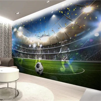 Özel duvar kağıdı 3D duvar resimleri dev futbol sahası 3D arka plan duvar dekoratif boyama duvar kağıtları ev dekor duvar 3d duvar kağıdı 11