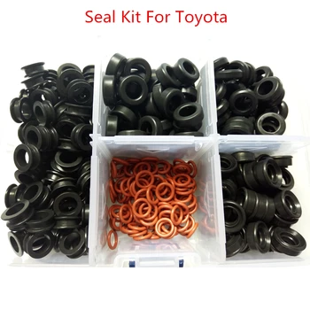 ücretsiz kargo 350 parça/kutu yakıt enjektörü kiti contalar o'rings yakıt enjektörü servis tamir kiti Toyota için 3.0 L V6 (AY-SK-T03) 17