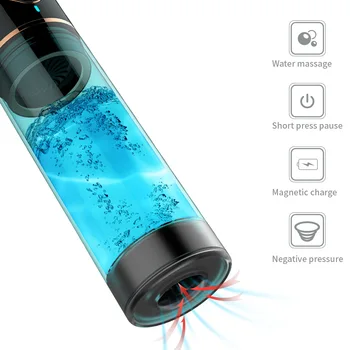 Şarj edilebilir Su Elektrikli Penis Pompası Vakum Yardım İktidarsızlık Yardımcı Ereksiyon Otomatik Pro Extender Penis Büyütme Pompası 1